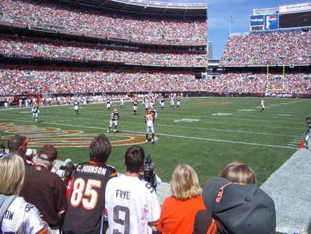 Chad Johnson laver touchdown i vores ende